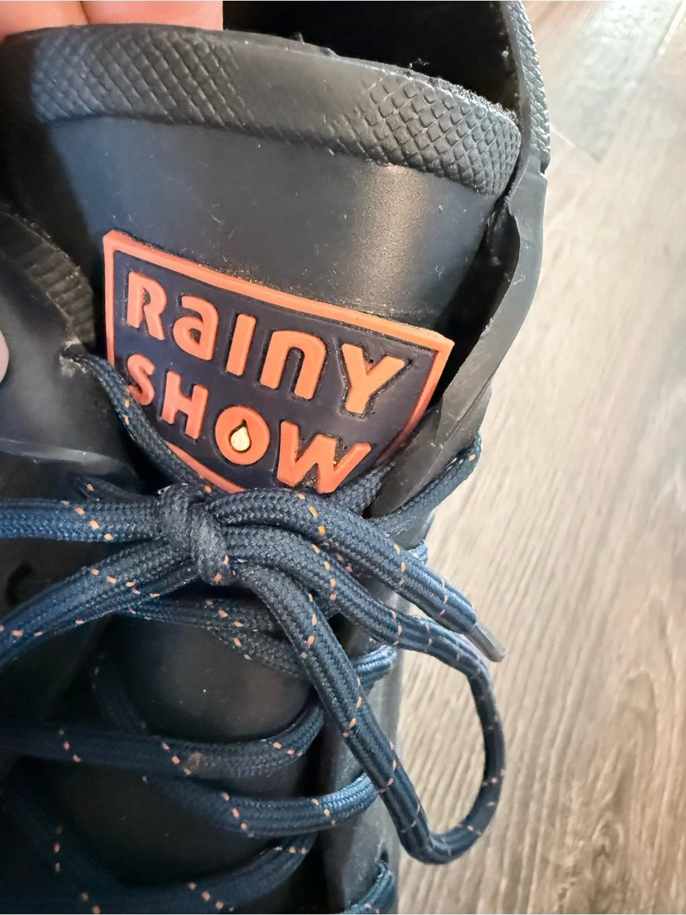 Men's Navy High-Top Casual Sneakers